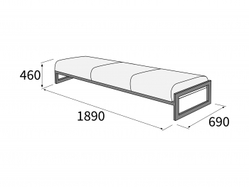 Банкета трехместная Б3
