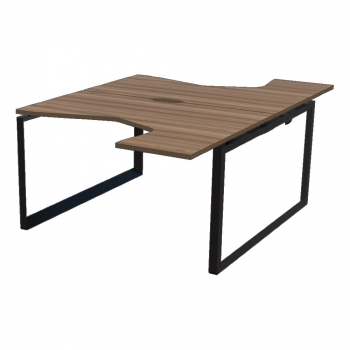 Бенч эргономичный на 2 рабочих места на металлокаркасе НТМП.О.Б2-060