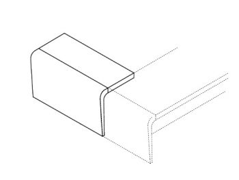 DALI Приставка боковая dx/sx ELDAT008W