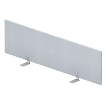 Экран настольный фронтальный (меламин) для отдельного стола ш.140см (с кронштейнами) UDSMFS140