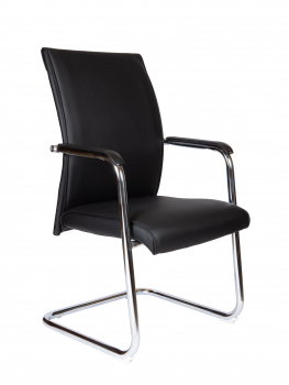 Кресло для посетителя Myra CF black