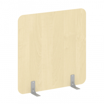 Перегородка на металлических опорах на фетровых подпятниках