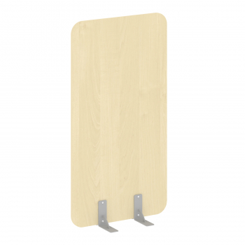 Перегородка на металлических опорах на фетровых подпятниках