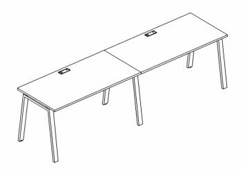 Рабочая станция на металлокаркасе TRE (2х160)