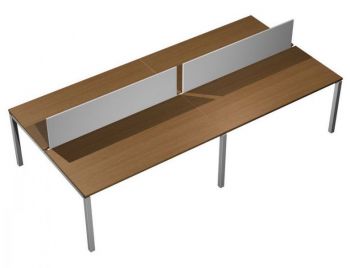 Рабочая станция с настольными экранами ДСП