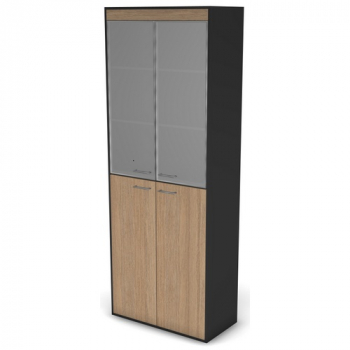Шкаф комбинированный широкий с замком