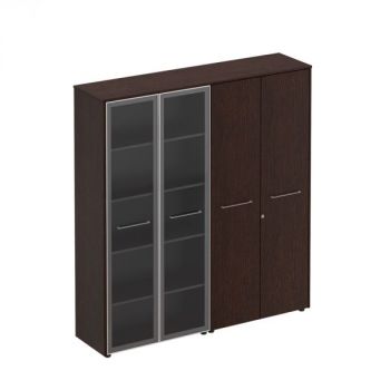 Шкаф комбинированный (стекло-одежда) МЕ 357