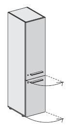 Шкаф правый высокий