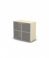 Шкаф с прозрачным стеклом 2 уровня 49H012.220