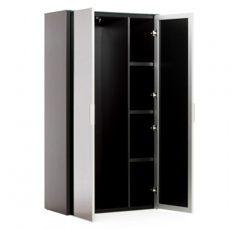 Шкаф LIB2/899 + LIBSH/899 BLACK GLASS