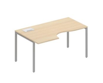Стол эргономичный на МК левый с лючком 1118