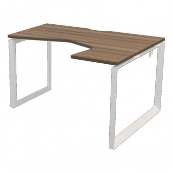 Стол эргономичный правый на металлокаркасе НТМП.О-040 ПР