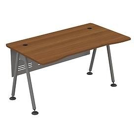 Стол рабочий (металлокаркас МА) с металлическим экраном 0143