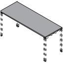 Столешница рабочего стола В-015