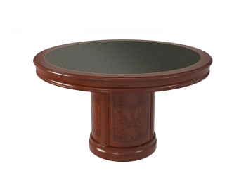 Столы для совещаний круглые в коже 01131