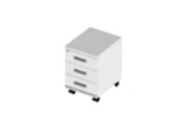 TOUR тумба подкатная basic 80T004 W3W3 alum