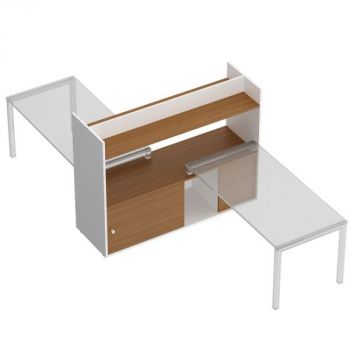 Тумба опорная 180 с надстройкой-купе