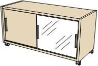 Тумба, стекло 