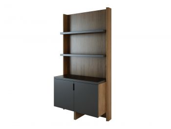 ЗАДНЯЯ СТЕНКА ШКАФА ВЫСОКАЯ, С ТОПОМ ДЛЯ 1-ГО МОДУЛЯ, 1015 F532