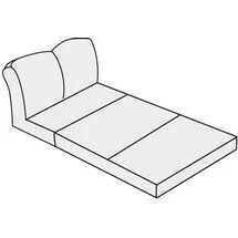 Диван трехместный без подлокотников с выкатным механизмом Премьер арт.3АР. Фото 1