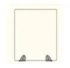 Экран напольный цельностеклянный (Прозрачное стекло). Фото 1