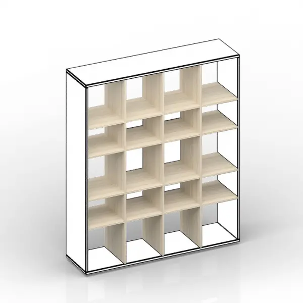 Комплект вертикальных стоек и полок для стеллажа SPINT. Фото 1