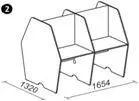 Компоновка №2 (4 рабочих места) 1315+1313+1318. Фото 1