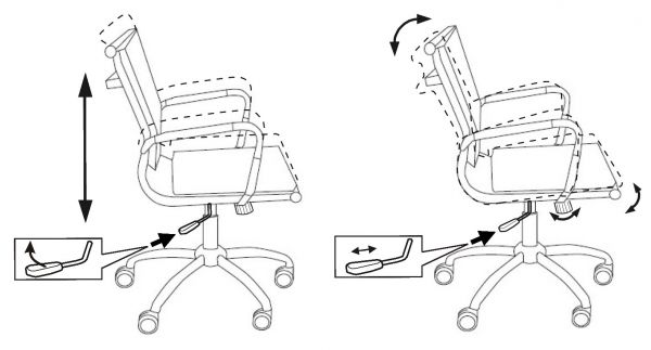 Кресло для руководителя CH-993-Low. Фото 13
