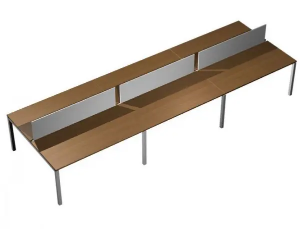 Рабочая станция с настольными экранами ДСП КВ 0133-3. Фото 1