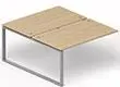 Рабочий стол «Bench» с креплением к тумбе с 4 пластиковыми заглушками LVRO13.1416-1. Фото 1