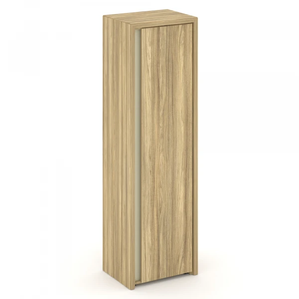 Шкаф высокий узкий правый (высокий фасад ЛДСП) COR.SU-1.9(R). Фото 1