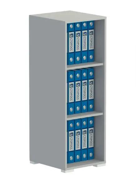 Стеллаж средний узкий открытый 636. Фото 1