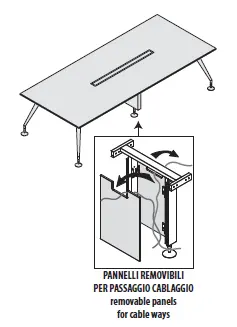 Стол для переговоров, ножки крашенные 156379. Фото 1