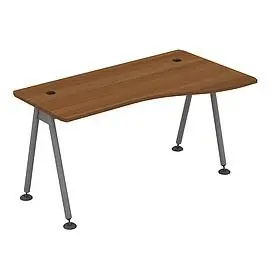 Стол эргономичный правый (металлокаркас МА) 0139. Фото 1