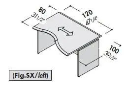 Стол левый 177840. Фото 1