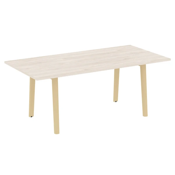 Стол переговорный (опоры - массив дерева) OW.PRG-19. Фото 1