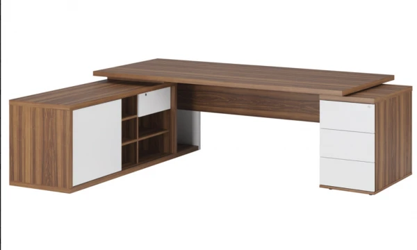 Стол рабочий на креденции и тумбе левый ZIO28511031. Фото 1