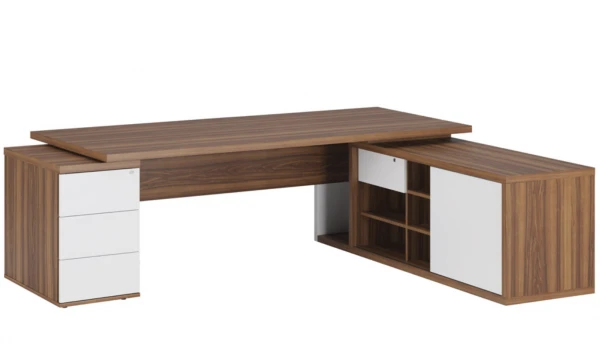 Стол рабочий на креденции и тумбе правый ZIO28510931. Фото 1