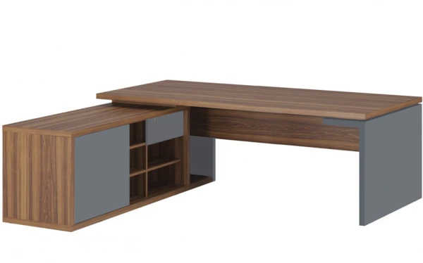 Стол рабочий на опорной креденции левый ZIO28510839. Фото 1