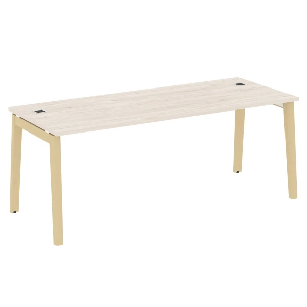 Стол руководителя (опоры - массив дерева) OW.SRR-6.8. Фото 1