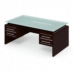 Стол руководителя ПК-ДПК-СТ200Х100СМ/ПТ2. Фото 1