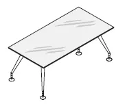 Стол, столешница цветное стекло, ножки хромированные 156403. Фото 1