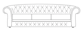 Трехместный диван CHESTERTON. Фото 1