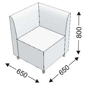 Угловая секция №2 IMPERIAL. Фото 1